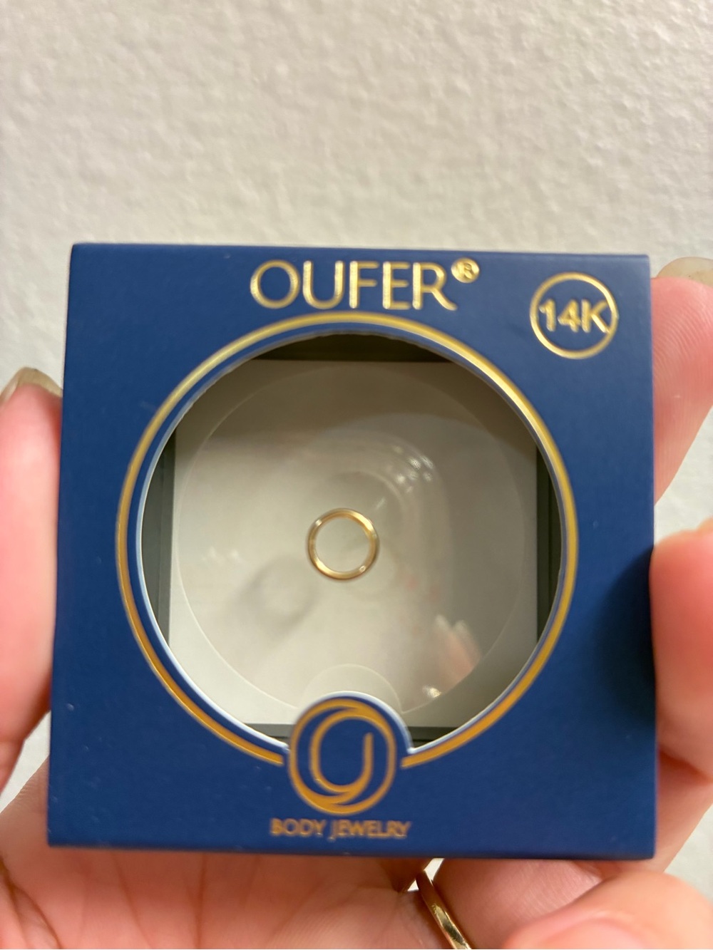 Oufer 14k 5mm ring